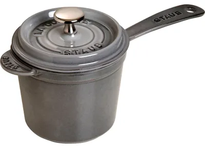Productafbeelding van STAUB: Gietijzeren stoofpan, sauspannetje, rond, 18 cm, 2,8 liter, geëmailleerd