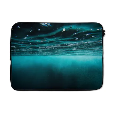 Produktbild von MuchoWow® Laptop Hülle 13 Zoll Meer - Unterwasser - Blau Laptoptasche - Laptophülle - Sleeve - Rundumschutz