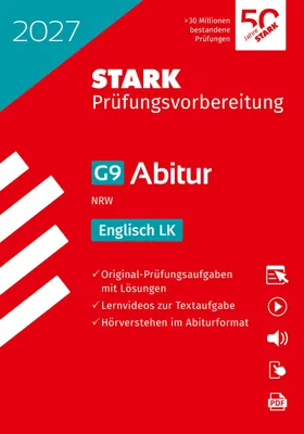 Produktbild von STARK Englisch LK - Abitur 2027 NRW - Prüfungsvorbereitung