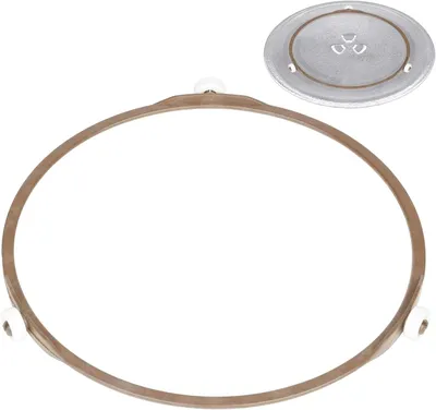 Immagine prodotto di Anello di supporto per magnetron, 9,5 pollici (242 mm), ricambio per il piatto rotante, per forno a microonde