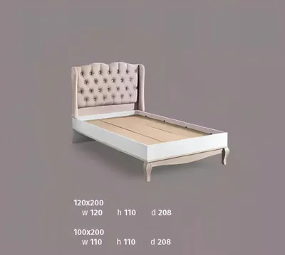 Obrázok produktu pre Dizajn postele Chesterfield posteľ pre mladých drevený nábytok s mäkkým čalúnením 120x200cm