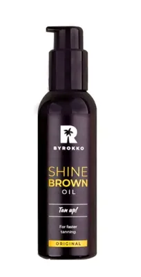 Immagine prodotto di Byrokko Shine Brown Olio abbronzante con oli naturali, 150 ml