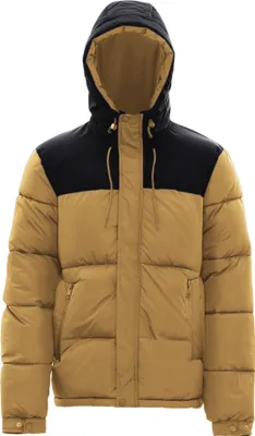 Produktbild von bridgeport herren wattierte steppjacke - kamel schwarz, XL