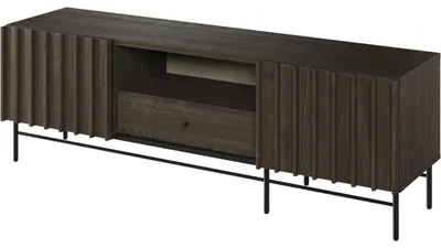 Productafbeelding van TV-kast PIEMONTE PE03, kleur: portlandgrijs + zwart