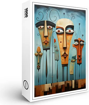 Image de raxxa Premium-Puzzle "Whimsical Alarmed 4", 1000 Teile
