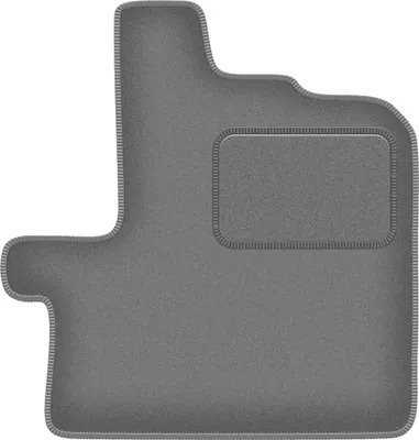 Immagine prodotto di Tappetino conducente in velluto grafite compatibile con Fiat Ducato IV (2014 -, furgone) – con fissaggi – su misura