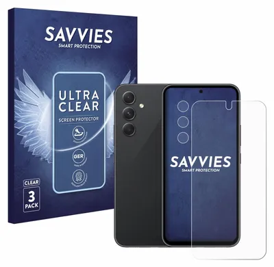 Produktbild von 6x Für Samsung Galaxy A54 5G (Display+Kamera) Schutzfolie Savvies Displayschutz Display Schutz Folie Klar Transparent