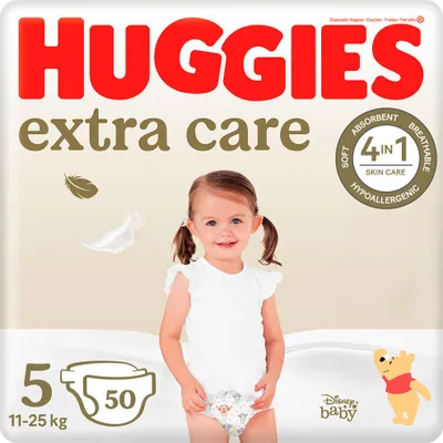 Image de Couches HUGGIES Extra Care 5 50 pcs