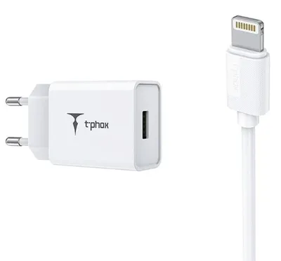 Immagine prodotto di T-PHOX MINI-EU Cavo Lightning 2,4A 1,2 m caricatore per iPhone