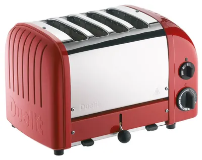 Immagine prodotto di DUALIT | Tostapane, serie NEWGEN, rosso, 4 fette