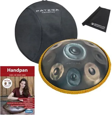 Produktbild von Patera Handpan HPDM-4 D-Amara mit Lehrbuch