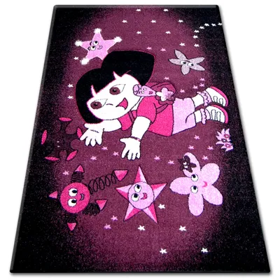Zdjęcie produktu dla Dywan PILLY 7818 DORA - purpura/czarny fioletowy 160x220 cm