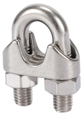 10er-Pack M10 Edelstahl-Kabelklemmen, U-Bolzen, 43x32 mm
