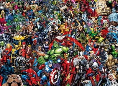 Obrázok produktu pre Clementoni - Puzzle 1000 dielikov Impossible Marvel, puzzle pre dospelých a deti, 14-99 rokov, 39709 COMPACT BOX