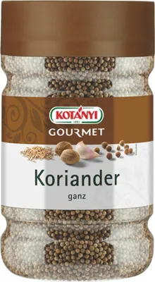 Produktbild von Kotanyi Koriander ganz getrocknet Großverbraucher Gastronomie 370g