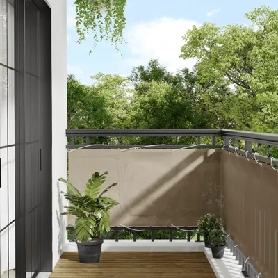 Produktbild von Maison Exclusive - Balkon-Sichtschutz Taupe 75x800 cm 100 % Polyester-Oxford