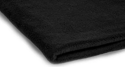 Produktbild von Polar Fleece Stoffe 300 g/m2 Schwarz 50 x 155 cm