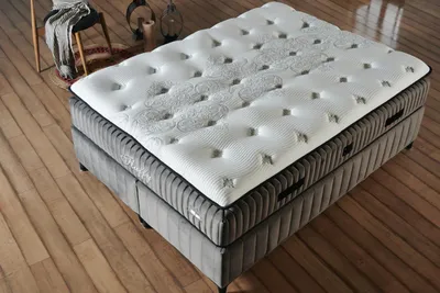 Produktbild von Pointhome Bss Bedding Boxspringbett Set 180x200 cm, Fluffy, H3, Ergonomische Matratze, 7 Zonen Allergenfrei und Atmungsaktiv, Matratze mit Topper