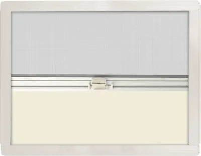 Produktbild von Verdunklungsrollo Insektenschutz Kassettenrollo 90x65cm Grau Wohnmobil Wohnwagen Rollo