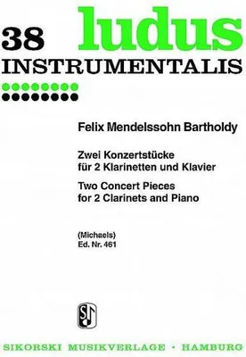 Produktbild von 2 Konzertstücke op.113 undop.114 für 2 Klarinetten