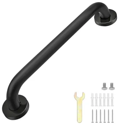 Productafbeelding van PromoHome® Badkuipgreep - 30 cm roestvrijstalen veiligheidsgreep voor extra steun