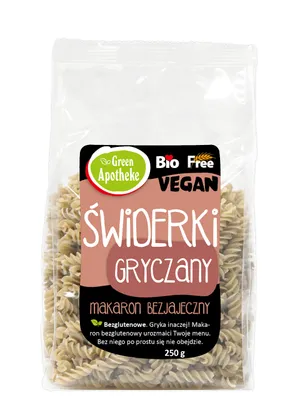 Zdjęcie produktu dla MAKARON (GRYCZANY) ŚWIDERKI BEZGLUTENOWY250 g - APOTHEKE