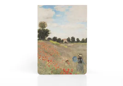 Productafbeelding van Museumwebshop – Blanco notitieboekje A6, Claude Monet, Bloemveld met klaprozen