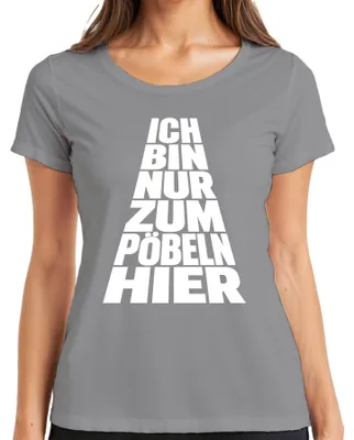 Obrázek produktu pro Tričko s nápisem "Jsem tu jenom proto, abych provokoval. Vtipné, sarkastické, drzé, arogantní." Barva: šedá, velikost: 3XL