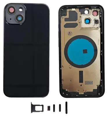 Obrázok produktu pre Zadný kryt a rám pre iPhone 13 (čierna farba)