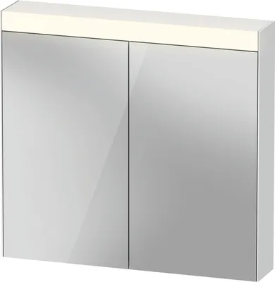 Image de Duravit lumière et miroirs Best armoire de toilette avec éclairage, 2 portes miroir, 810x760x148mm, LM7841000000