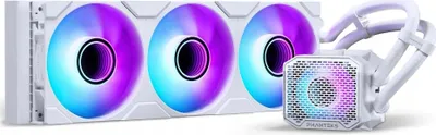 Immagine prodotto di Phanteks Glacier One 360M25 LCD, sistema di raffreddamento a liquido all-in-one, 12 cm, bianco