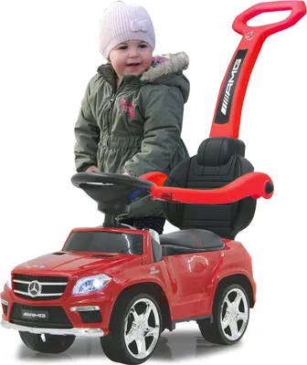 Immagine prodotto di JAMARA Mercedes GL 63 AMG 2in1 - Spinta - Auto - Bambino/Ragazza - 1,5 anno/i - 4 ruote - Nero - Rosso
