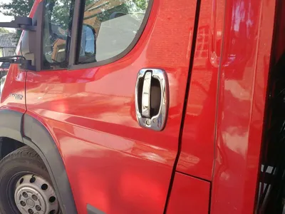 Zdjęcie produktu dla 1Zestaw klamek ze stali nierdzewnej chromowanych z ramką do Ducato Citroen Jumper Daily od 2006 r