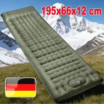Image de Matelas de sol autogonflant, matelas gonflable pour camping, tapis de sol pour activités de plein air
