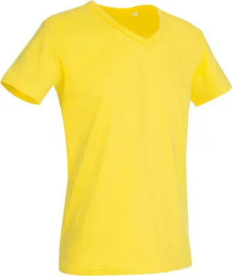 Produktbild von Stedman ST9010 | V-Neck Herren T-Shirt Ben - Farbe: Daisy Yellow - Größe: M