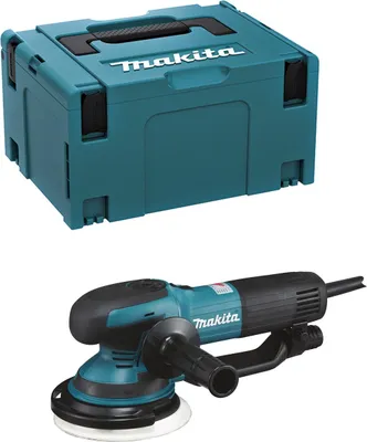 Produktbild von Makita BO6050J, Schwingschleifer, Schwarz, Blau, 140 RPM, 600 RPM, 1600 OPM, 6800 OPM