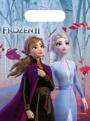 Produktbild von Amscan Frozen Plastiktüten, Mehrfarbig, Rechteck, Papier, 6 Stück(e), 235 mm, 165 mm