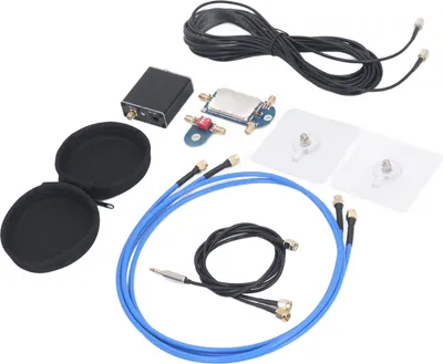 Image de Petite antenne cadre 50K-500 MHz HF AM FM VHF UHF SDR Antenne r?cepteur active pleine bande, Large gamme de fr?quence, Alimentation lin?aire 12 V, pour radios ?metteurs-r?cepteurs SDRs