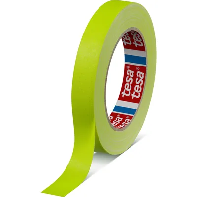 Image de tesa 04671-00050-10 Tesaband Neongelb, 25mx19mm