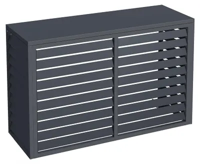 Productafbeelding van Westmann Boxa M afdekking voor airconditioner, antraciet, 140x50x92 cm