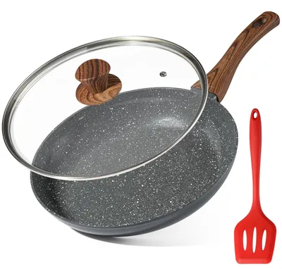 Productafbeelding van Omgoods - 28cm Antiaanbak Koekenpan met Deksel