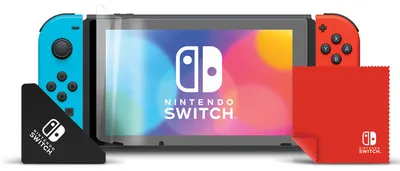 Produktbild von PDP 500-219-EU, Displayschutz, Nintendo Switch, Transparent, Kratzresistent, Splitterfrei, Klare Bildschirmschutzfolie, Nintendo