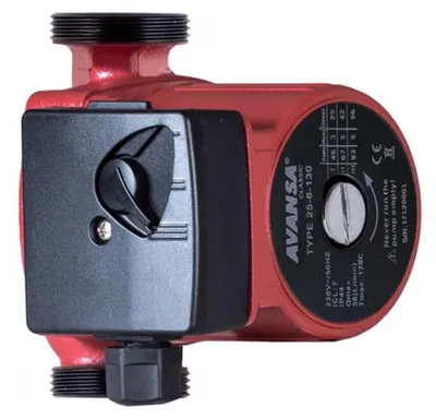Zdjęcie produktu dla AVANSA 25-6/130 Pompa obiegowa CO 230 V – DN25 1½", 130 mm, 6 m, 3 biegi