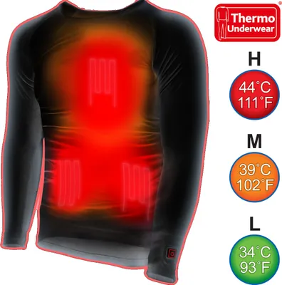 Obrázok produktu pre THERMO UNDERWEAR SHIRT vyberateľná vesta Košeľa veľkosť M-L 42-44