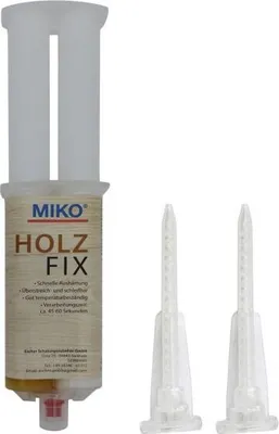 Produktbild von Miko® Holz Fix 2K – starker Holzleim für Reparatur, schleif- & bohrbar