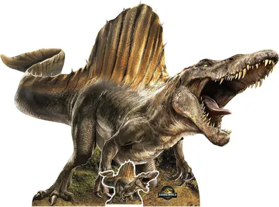 Produktbild von Jurassic World - Rebirth - Spinosaurus - Pappaufsteller 120x162 cm