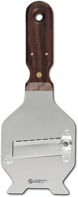 Trüffelschneider, gewellte Klinge, Palisandergriff, 25x8,5x2 cm