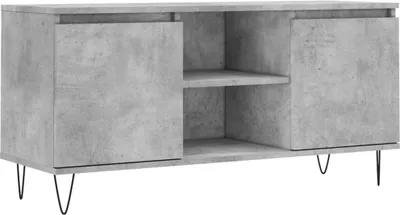Produktbild von vidaXL TV-Schrank Betongrau 104x35x50 cm Holzwerkstoff