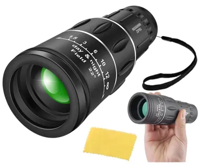 Produktbild von Monokular 16x52 BAK-4 Fernglas Nachtsicht Outdoor Jagd Camping mit Reinigungstuch