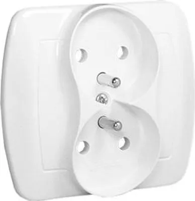 Produktbild von Kontakt-Simon AGZ2Z/11, Weiß, Kunststoff, IP20, 250 V, 90 mm, 37,5 mm